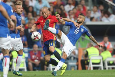 David Silva ve Insigne eylem 