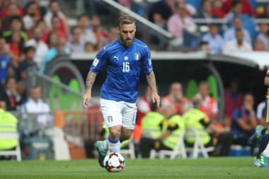 Daniele De Rossi maç sırasında eylem