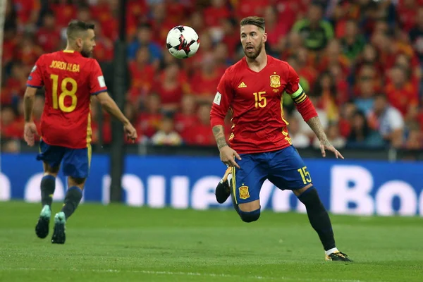 Sergio Ramos maç sırasında eylem