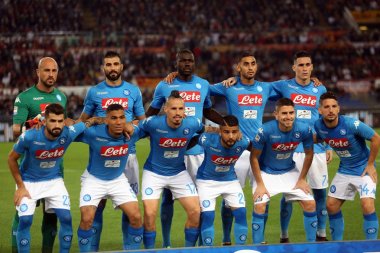 Roma olarak rakip Napoli arasında maç