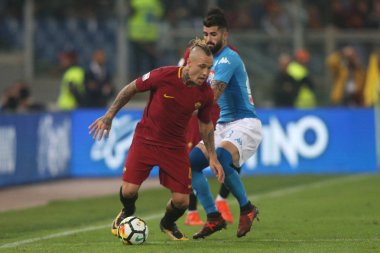 Roma olarak rakip Napoli arasında maç
