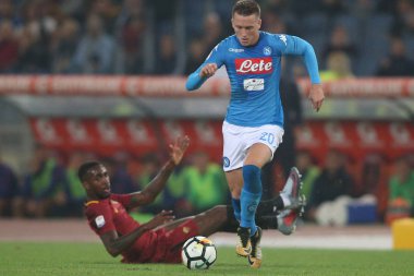 Roma olarak rakip Napoli arasında maç