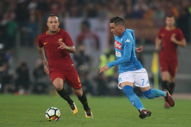 Roma olarak rakip Napoli arasında maç