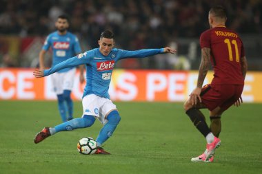 Roma olarak rakip Napoli arasında maç