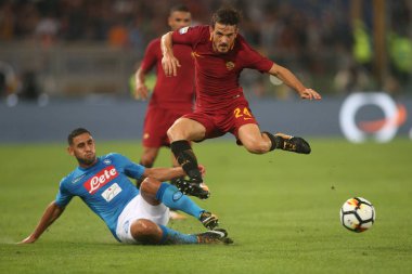 Roma olarak rakip Napoli arasında maç