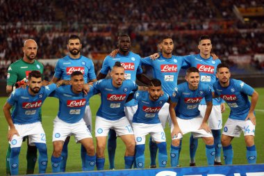 Roma olarak rakip Napoli arasında maç