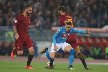 Roma olarak rakip Napoli arasında maç