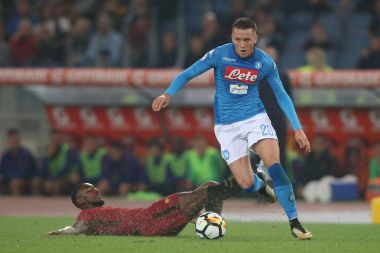 Roma olarak rakip Napoli arasında maç
