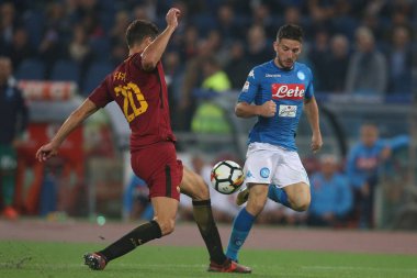 Roma olarak rakip Napoli arasında maç