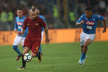 Roma olarak rakip Napoli arasında maç
