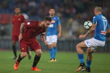 De Rossi futbol maçı sırasında eylem