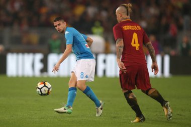 Roma olarak rakip Napoli arasında maç