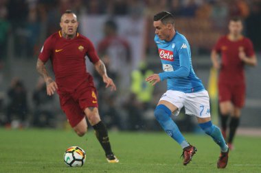 Roma olarak rakip Napoli arasında maç