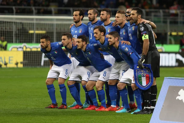 Italia vs Suecia - Clasificatorios de la Copa Mundial de la Fifa — Foto de Stock