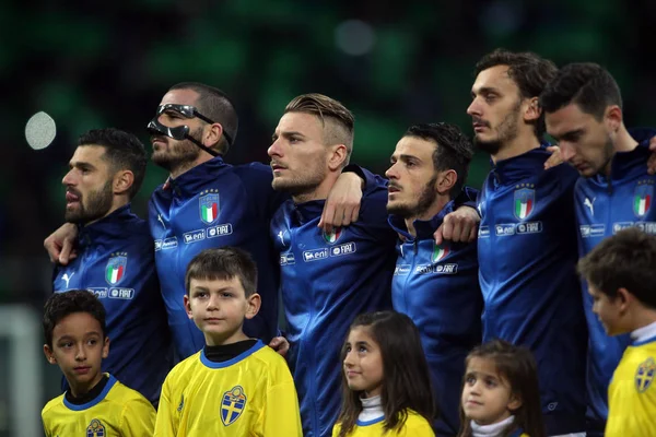 イタリア対スウェーデン - Fifa ワールド カップ予選 — ストック写真