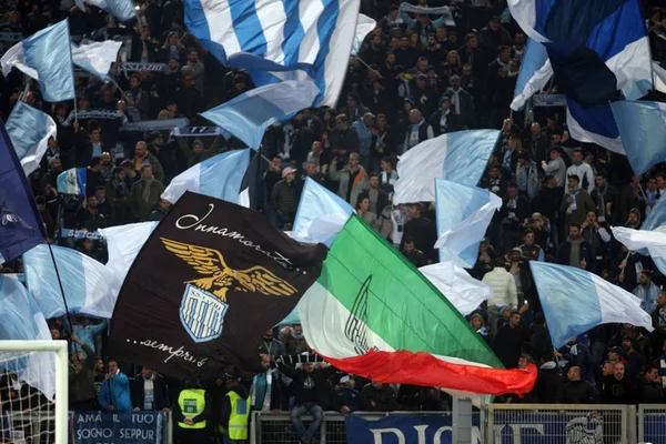 Match tussen Roma en Lazio — Stockfoto