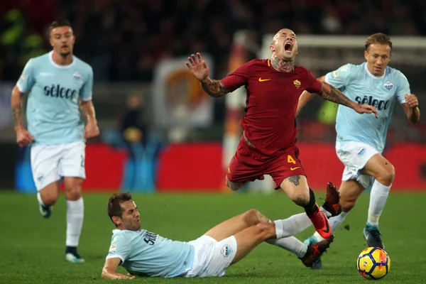 Partido entre Roma y Lazio —  Fotos de Stock