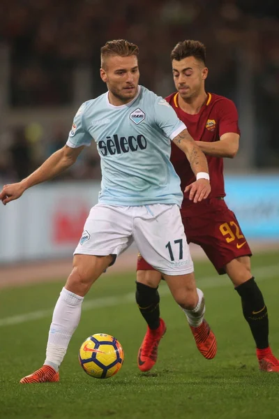 Jogo entre Roma e Lácio — Fotografia de Stock