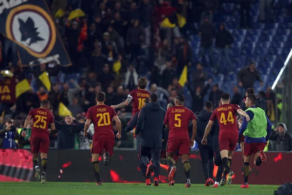 Derby między Roma i Lazio — Zdjęcie stockowe