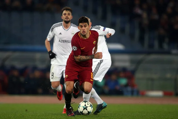 UEFA Champions League αγώνα Roma εναντίον Qarabag — Φωτογραφία Αρχείου