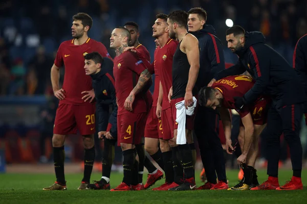 Uefa Champions League partido Roma vs Qarabag — Foto de Stock