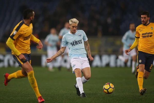 Rome Italie Février 2018 Luis Alberto Action Pendant Match Lazio — Photo