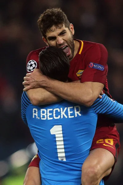 UEFA Champions League: Como Roma vs Shakhtar Donetsk —  Fotos de Stock
