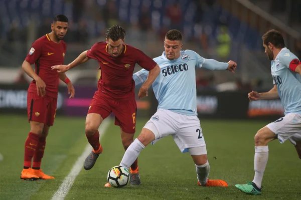 Serie A - S.S. Lazio vs As Roma — Stockfoto