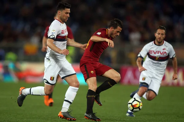 เซร่า A: AS Roma กับ Genoa — ภาพถ่ายสต็อก