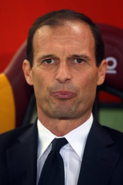 13.05.2018. Stadio Olimpico, Roma, İtalya. Serie A. Rakip Fc Juventus. Max Allegri Serie A futbol sırasında maç olarak Roma Rakip Juventus Roma Stadio Olimpico