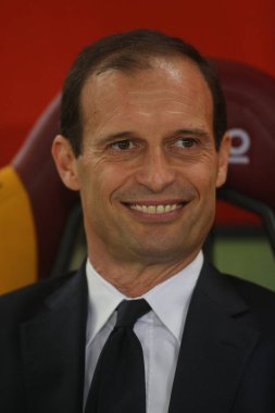 13.05.2018. Stadio Olimpico, Roma, İtalya. Serie A. Rakip Fc Juventus. Max Allegri Serie A futbol sırasında maç olarak Roma Rakip Juventus Roma Stadio Olimpico