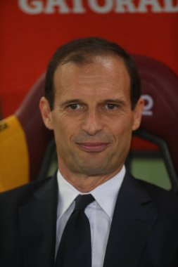 13.05.2018. Stadio Olimpico, Roma, İtalya. Serie A. Rakip Fc Juventus. Max Allegri Serie A futbol sırasında maç olarak Roma Rakip Juventus Roma Stadio Olimpico