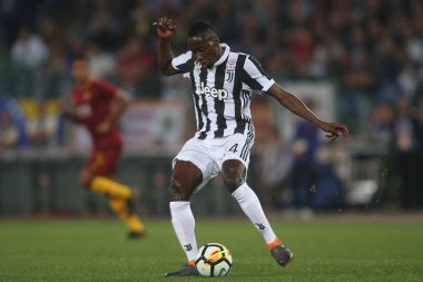 13.05.2018. Stadio Olimpico, Roma, İtalya. Serie A. Roma vs Fc Juventus.Matuidi Serie A futbol sırasında eylem olarak Roma Rakip Juventus Roma Stadio Olimpico maç.