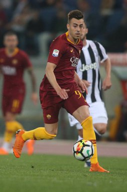 13.05.2018. Stadio Olimpico, Roma, İtalya. Serie A. Roma vs Fc Juventus.El Shaarawy Serie A futbol sırasında eylem olarak Roma Rakip Juventus Roma Stadio Olimpico maç.