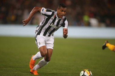 13.05.2018. Stadio Olimpico, Roma, İtalya. Serie A. Rakip Fc Juventus. Alex Sandro eylem sırasında Serie A futbol maç olarak Roma Rakip Juventus Roma Stadio Olimpico