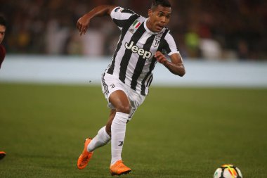 13.05.2018. Stadio Olimpico, Roma, İtalya. Serie A. Rakip Fc Juventus. Alex Sandro eylem sırasında Serie A futbol maç olarak Roma Rakip Juventus Roma Stadio Olimpico