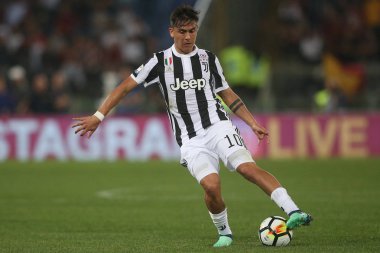 13.05.2018. Stadio Olimpico, Roma, İtalya. Serie A. Roma vs Fc Juventus.Paulo Dybala Serie A futbol sırasında eylem olarak Roma Rakip Juventus Roma Stadio Olimpico maç.
