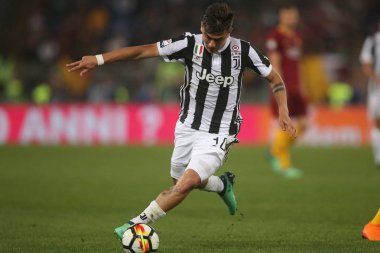 13.05.2018. Stadio Olimpico, Roma, İtalya. Serie A. Rakip Fc Juventus. Paulo Dybala eylem sırasında Serie A futbol maç olarak Roma Rakip Juventus Roma Stadio Olimpico