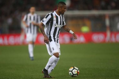 13.05.2018. Stadio Olimpico, Roma, İtalya. Serie A. Roma vs Fc Juventus.Douglas Costa Serie A futbol sırasında eylem olarak Roma Rakip Juventus Roma Stadio Olimpico maç.