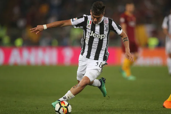 2018 Stadio Olimpico Roma Itália Série Roma Juventus Paulo Dybala — Fotografia de Stock