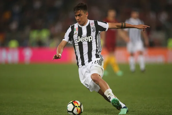 2018 Stadio Olimpico Roma Italia Serie Roma Juventus Paulo Dybala — Foto de Stock