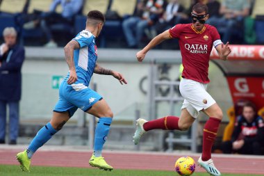 Serie A Futbol Maçı: Romanlar Napoli Roma 'ya Karşı - 2 Kasım 2019
