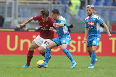 Serie A Futbol Maçı: Romanlar Napoli Roma 'ya Karşı - 2 Kasım 2019