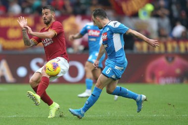 Serie A Futbol Maçı: Romanlar Napoli Roma 'ya Karşı - 2 Kasım 2019