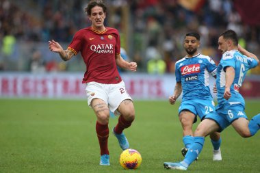 Serie A Futbol Maçı: Romanlar Napoli Roma 'ya Karşı - 2 Kasım 2019