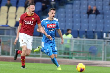 Serie A Futbol Maçı: Romanlar Napoli Roma 'ya Karşı - 2 Kasım 2019