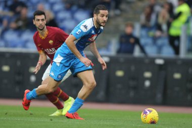 Serie A Futbol Maçı: Romanlar Napoli Roma 'ya Karşı - 2 Kasım 2019