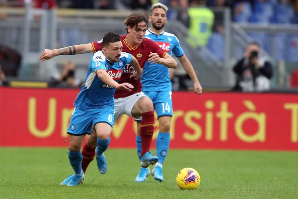 Serie A Soccer Match: As Roma Vs Napoli Řím, Itálie - 2. listopadu 2019 — Stock fotografie