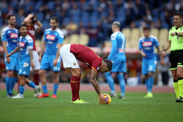 Serie A Soccer Match: As Roma Vs Napoli Řím, Itálie - 2. listopadu 2019 — Stock fotografie