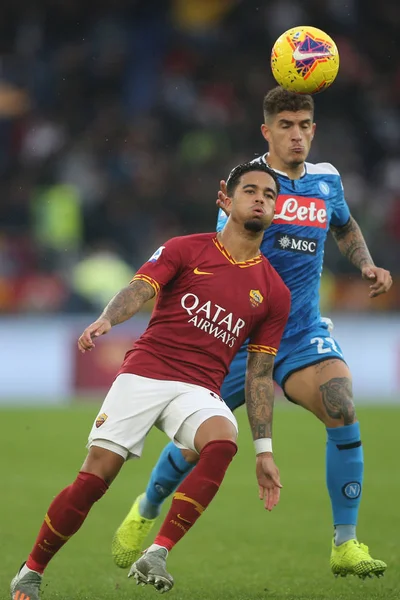 Serie A Futbol Maçı: Romanlar Napoli Roma 'ya Karşı - 2 Kasım 2019
